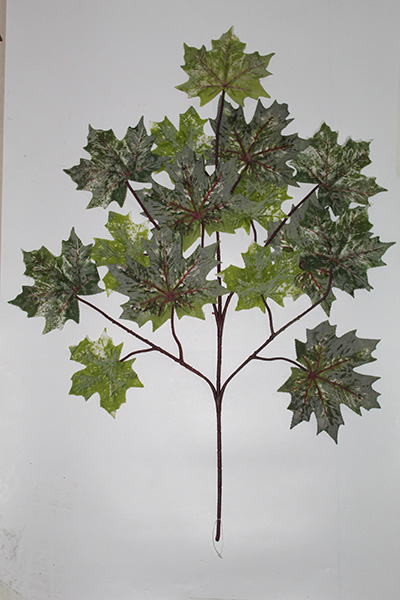 large artificial maple leaves