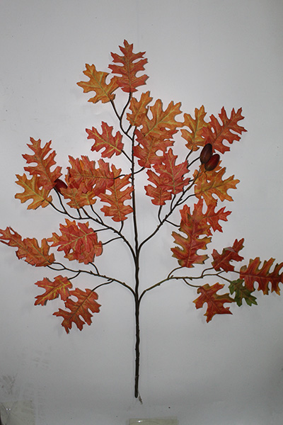 artificial oak leaves and branches autumn