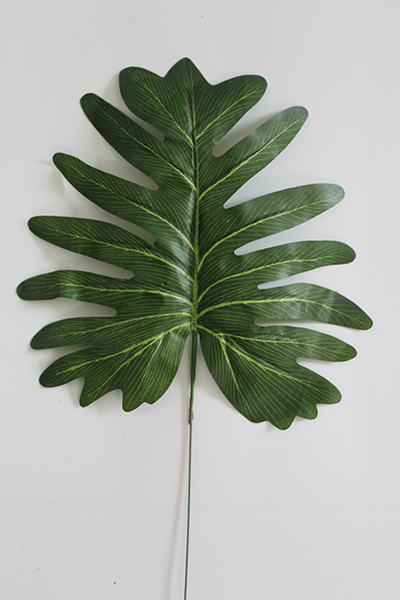 faux philodendron green