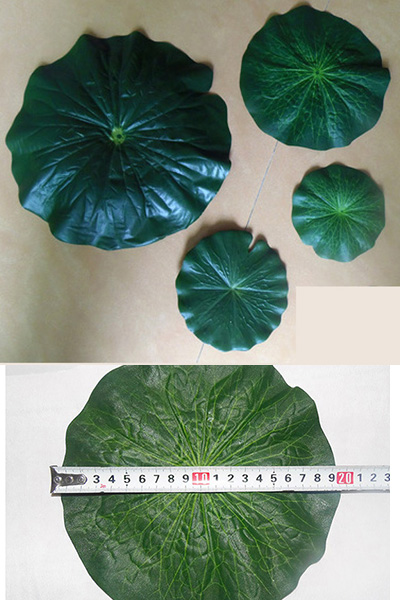 fake lotus leaves