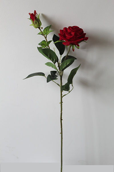 silk red roses in bulk