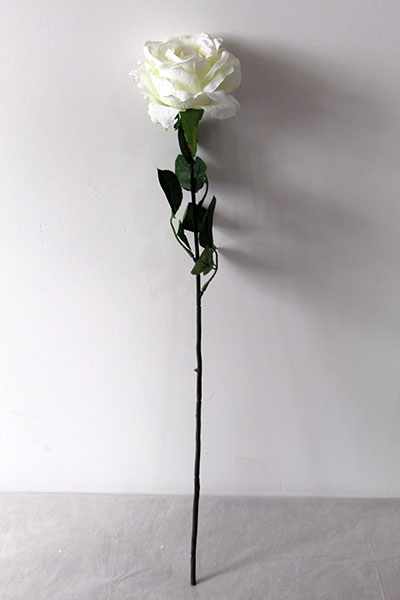 artificial white roses