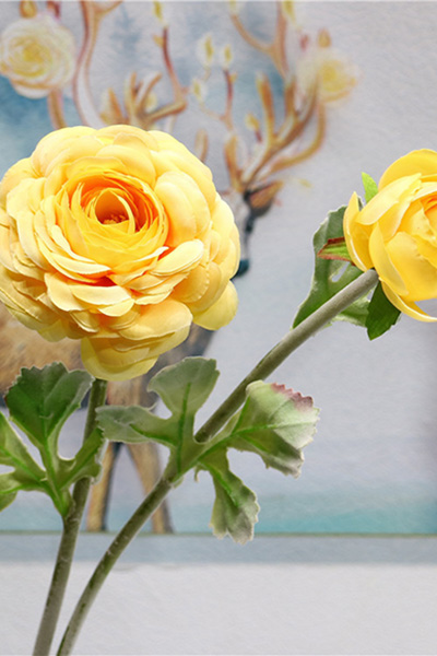 silk ranunculus flowers