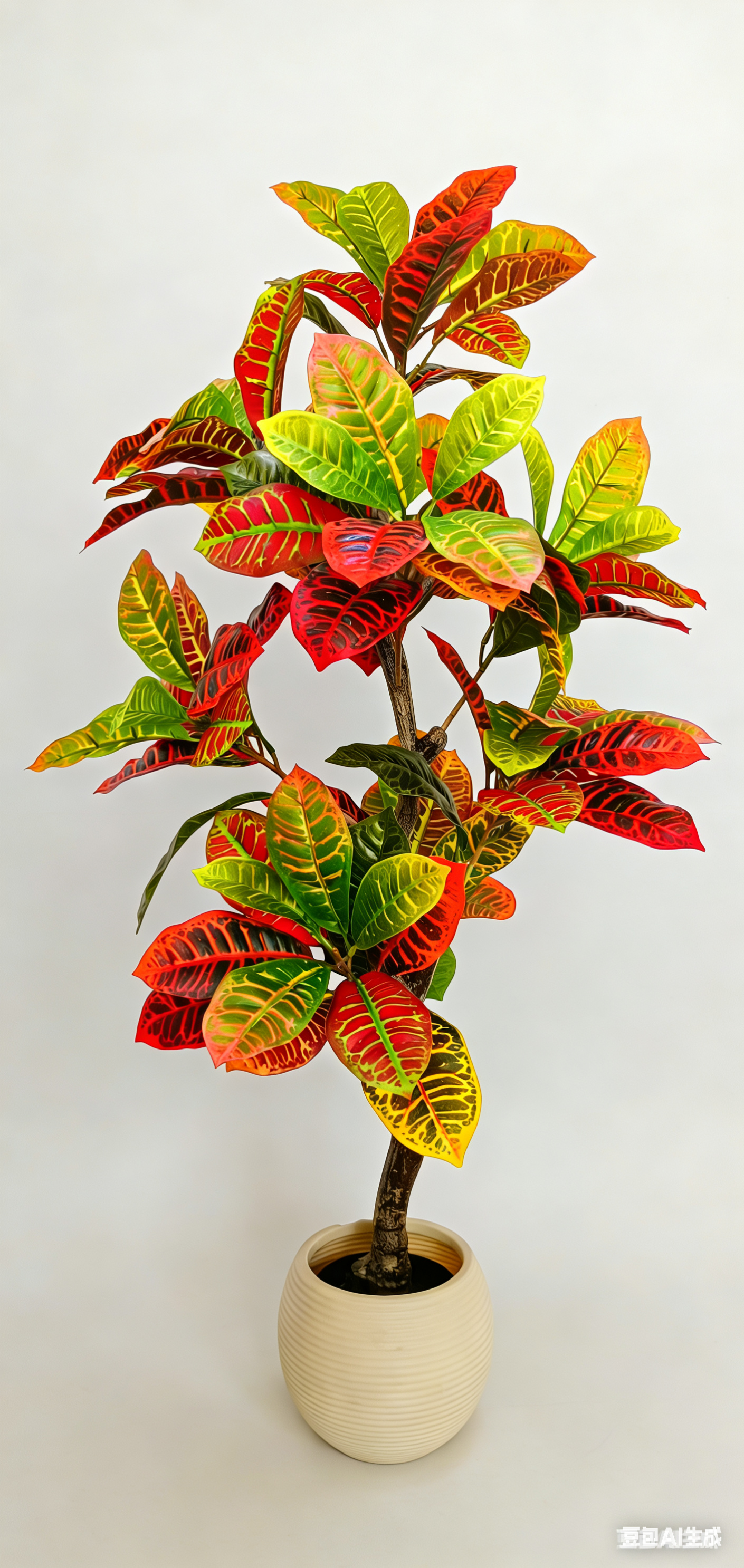 artificial croton bush